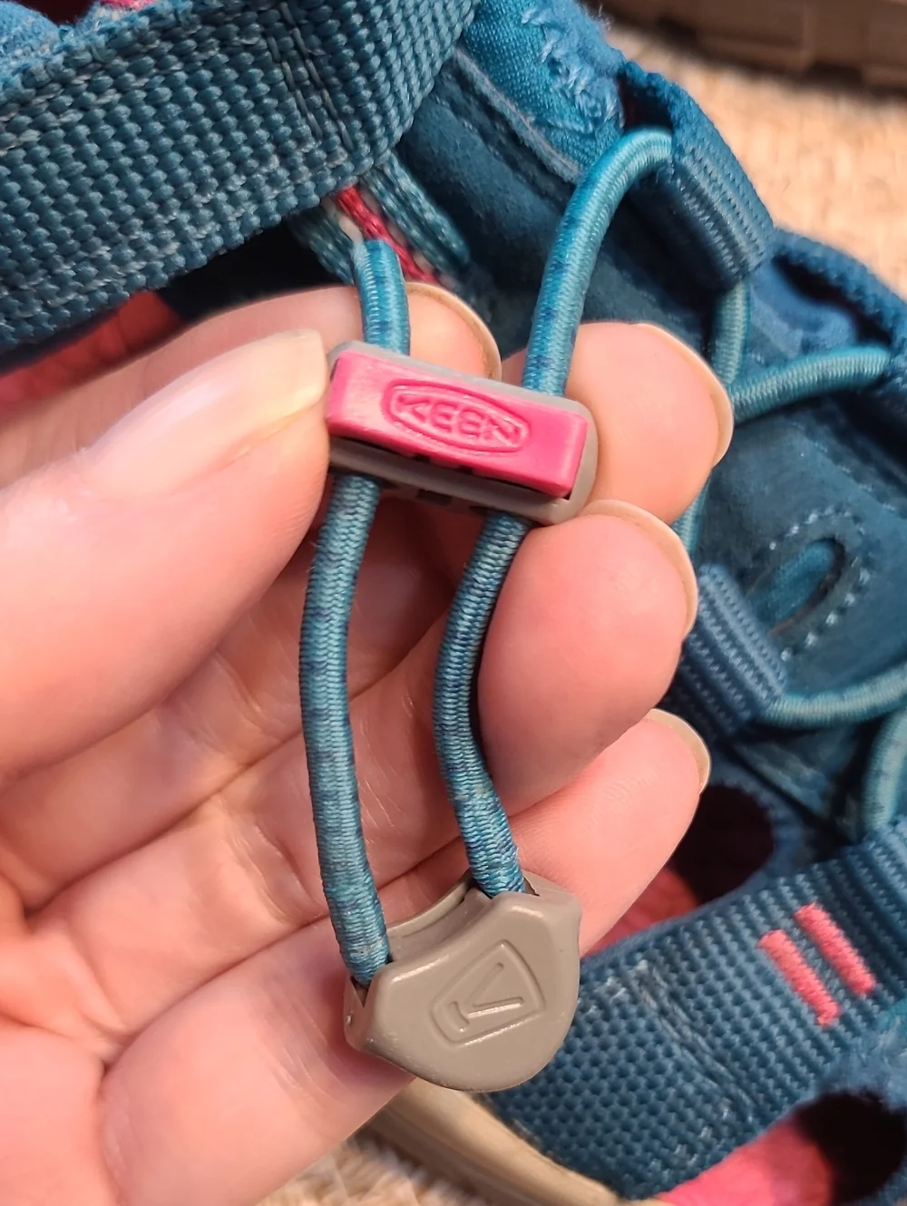 Keen Newport H2 Hiking Water Sandal Lagoon & Bright Pink Size 4